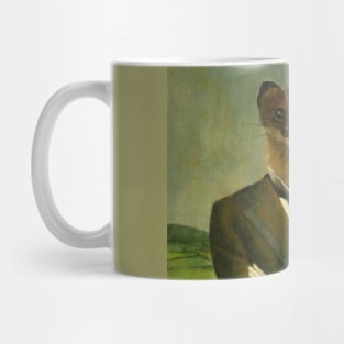 Victorian Stoat Gentleman Mug